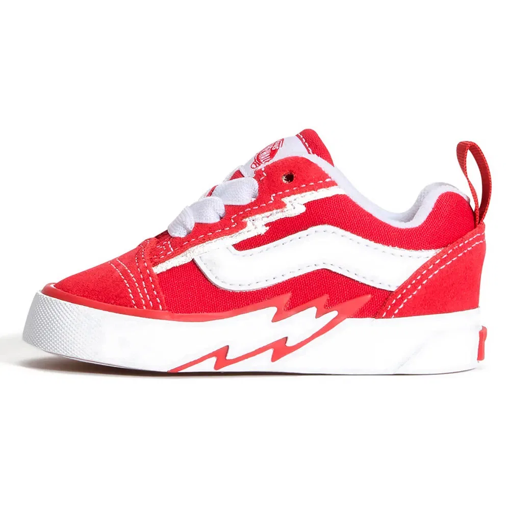 Кроссовки Knu Skool Elastic Lace Bolt Vans, красный — фото 2