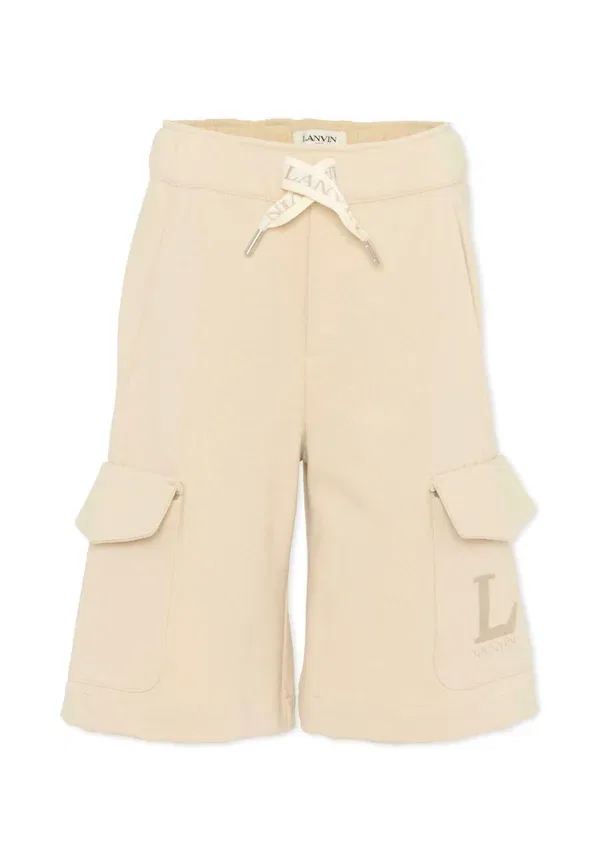 Шорты карго Relaxed Fit Lanvin, Beige, бежевый