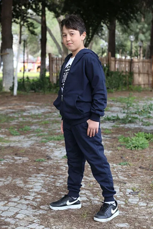 Детский комплект спортивных костюмов с принтом Brooklyn Cm Buseyiz, Navy Blue — фото 2