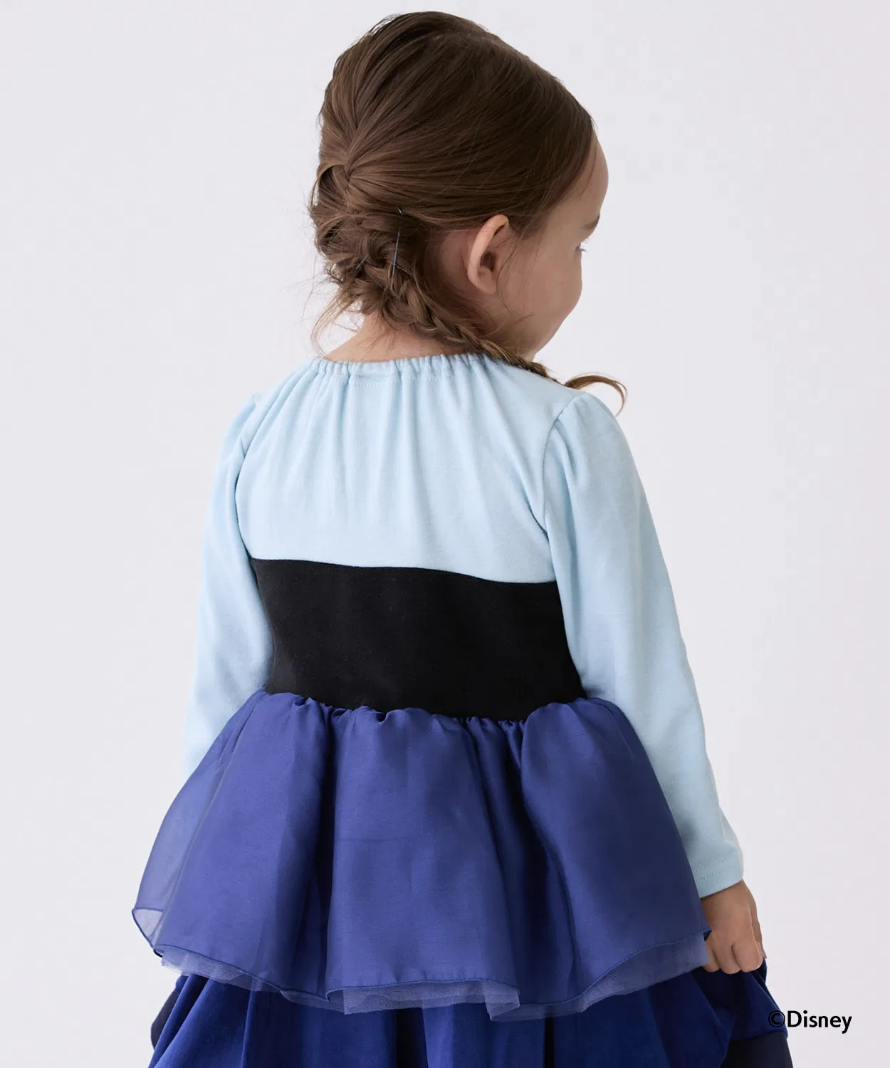 Детская туника-платье с длинным рукавом модель Disney, petit main, Sax Blue — фото 2