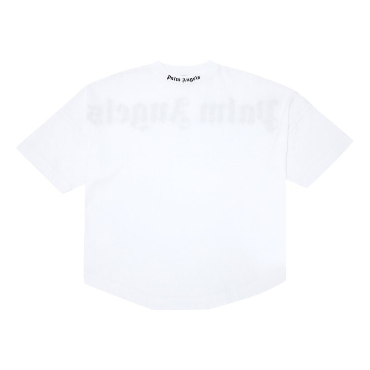 

Футболка Palm Angels Classic Logo Over Tee 'White/Black', белый