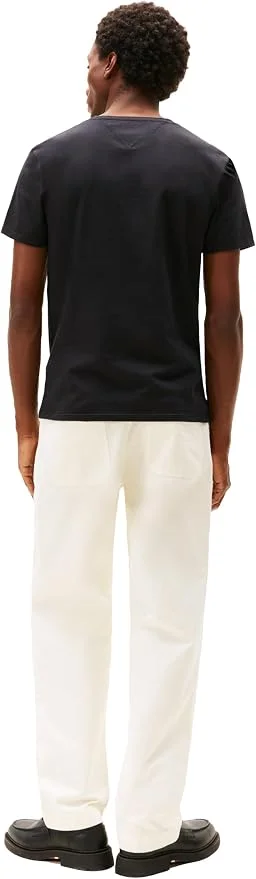 Футболка Tommy Hilfiger Essential Short Sleeve Cotton Crewneck Pocket, темно-коричневый — фото 4