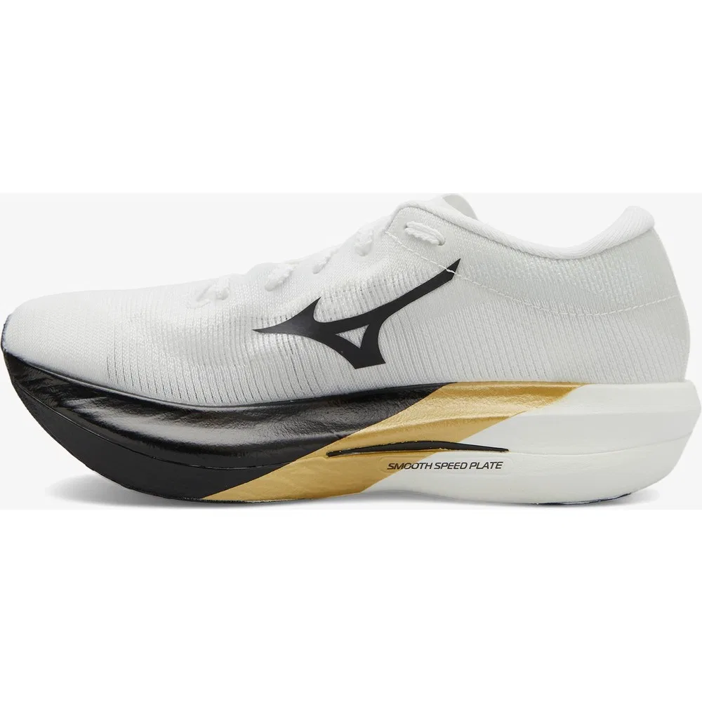 Детские беговые кроссовки Mizuno, белые, с дышащим верхом — фото 3