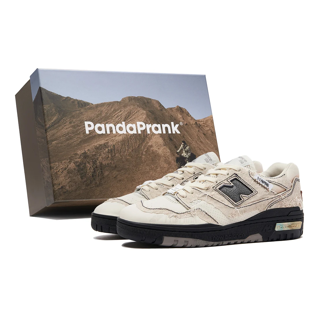 

Кроссовки New Balance NB 550 Vintage Unisex Low-Top, бежевый/желтый
