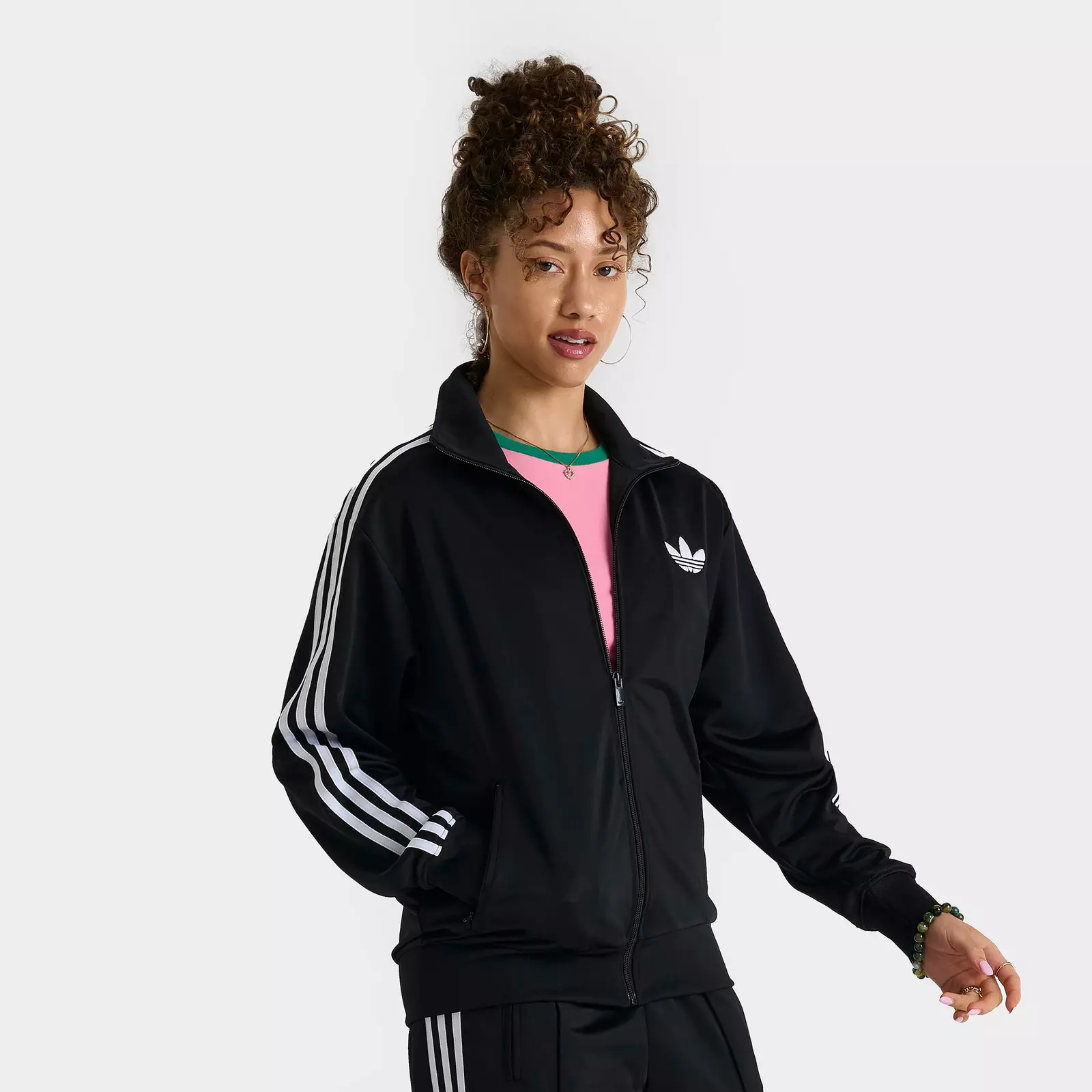 

Толстовка Women's adidas Originals adicolor 3-Stripes Firebird Loose Track, черный