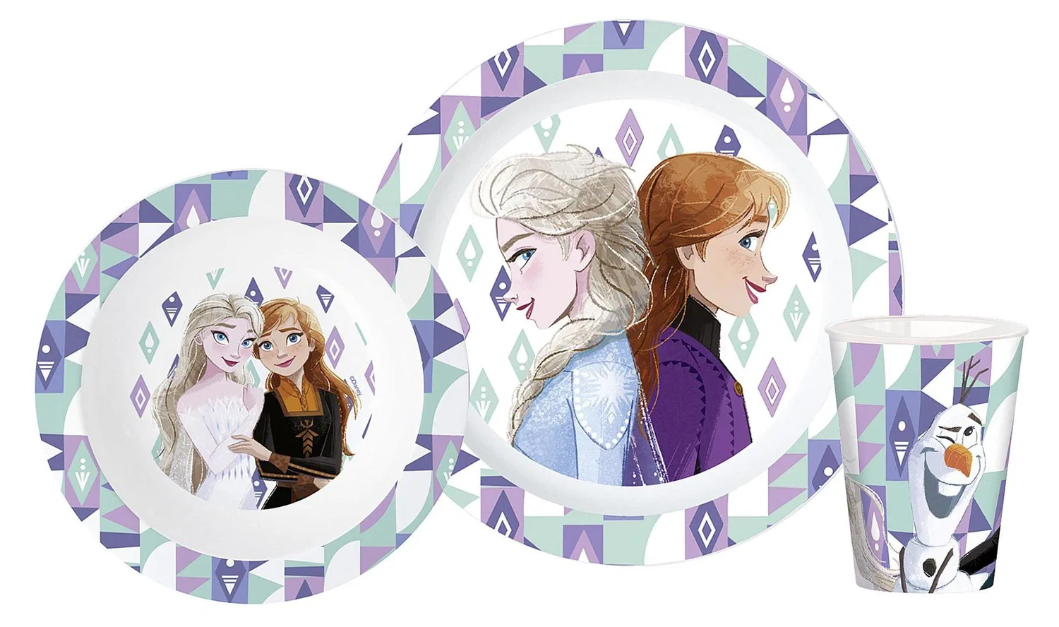 Детский набор посуды из 3 предметов Frozen II, 20,5 см, ПП, Sonstige Verlage — фото 2