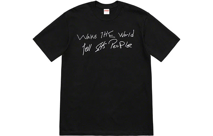 Футболка с принтом Buju Banton Wake The World Supreme, Black