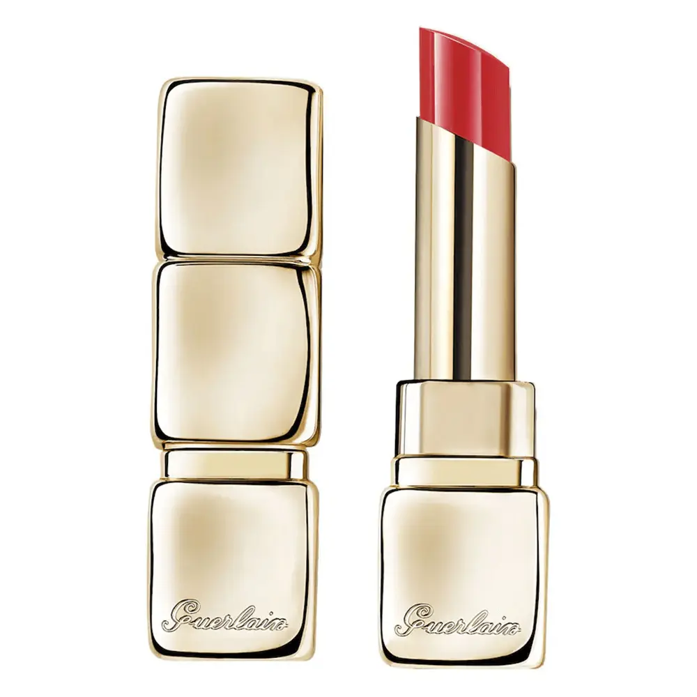 

Губная помада Guerlain KissKiss Shine Bloom, красный