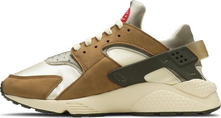 Кроссовки Nike Stussy x Air Huarache LE 'Desert Oak' 2021, загар — фото 4