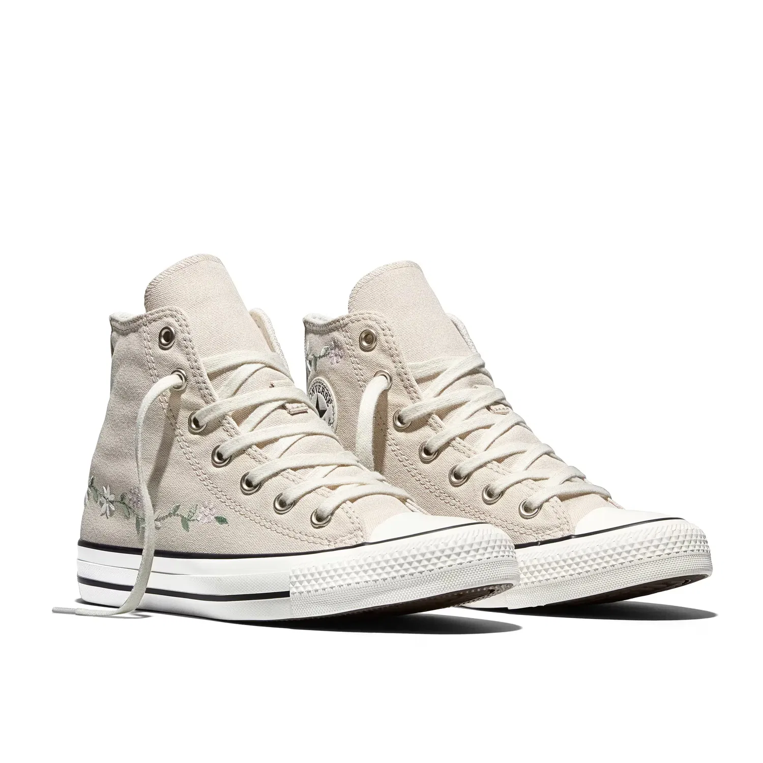 Детские кроссовки для мальчиков с цветочным принтом Chuck Taylor All Star Blooming Flowers Converse, Natural — фото 2