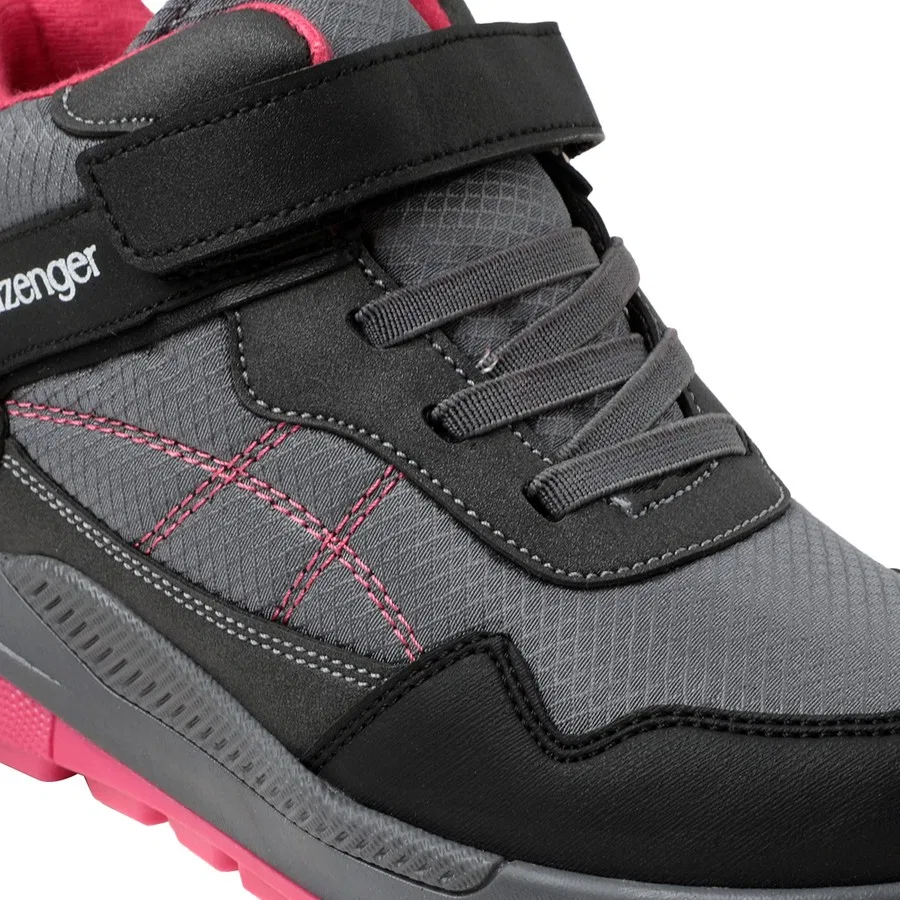 Детские ботинки на липучках KETI I Slazenger, Черный — фото 4