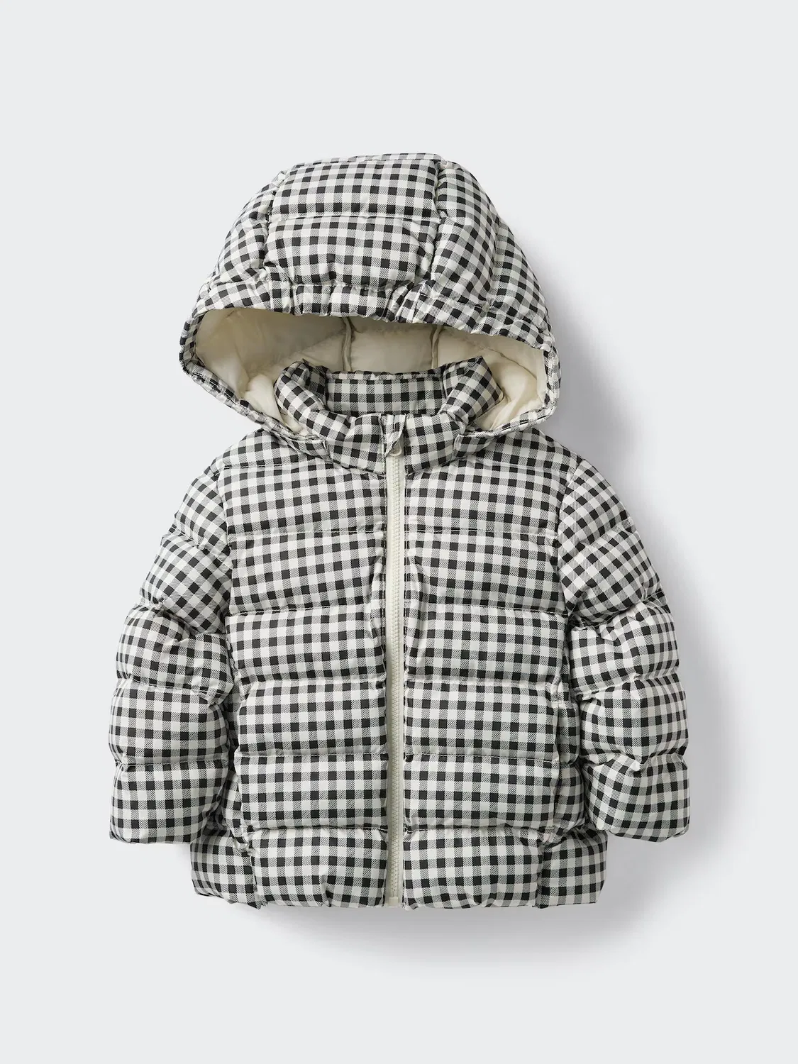 Парка Pufftech Uniqlo, демисезонная, черная