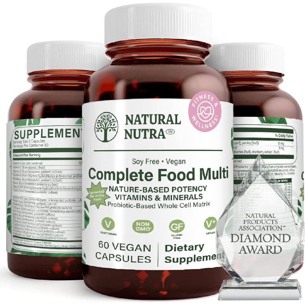 

Комплекс витаминов и минералов Natural Nutra Whole Food Complete, 60 капсул