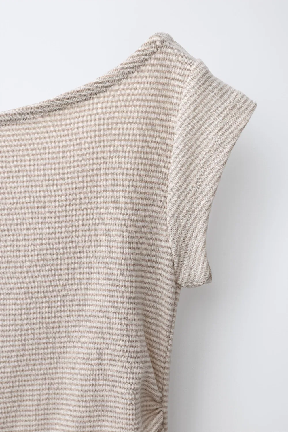 ПОЛОСАТЫЙ КОМБИНЕЗОН ZARA, Sand — фото 3
