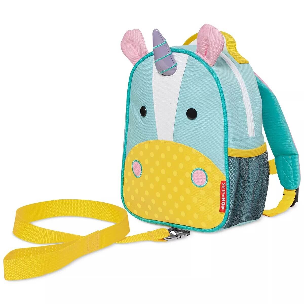 

Рюкзак Skip Hop Unicorn Zoo Harness Mini, голубой/желтый/фиолетовый