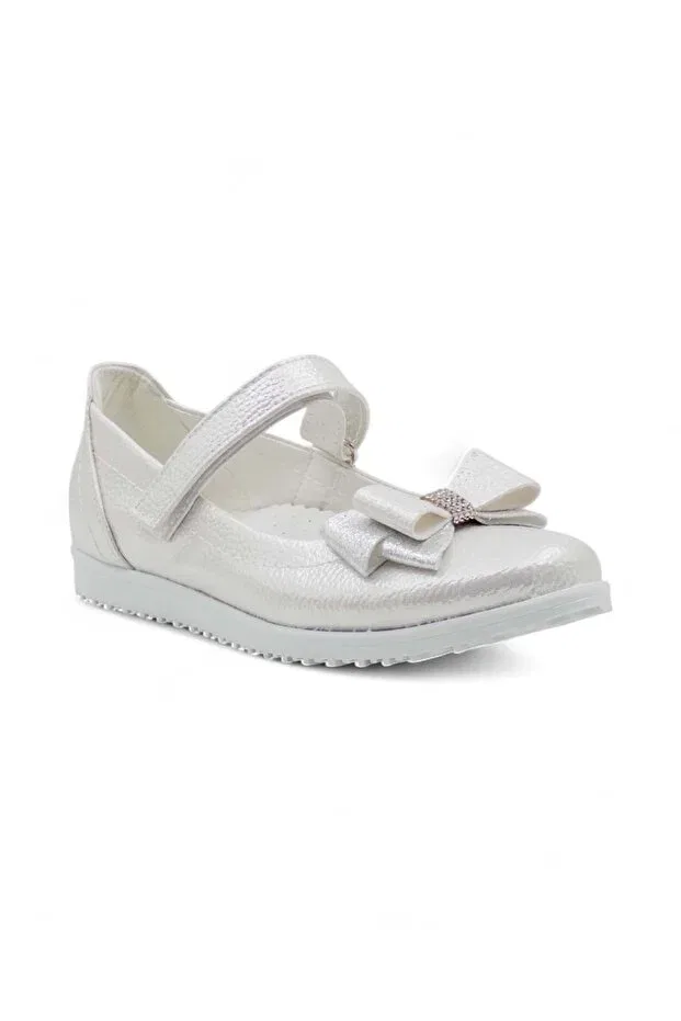 Детские балетки для девочек с бантом Varkan Shoes, Sedef — фото 3