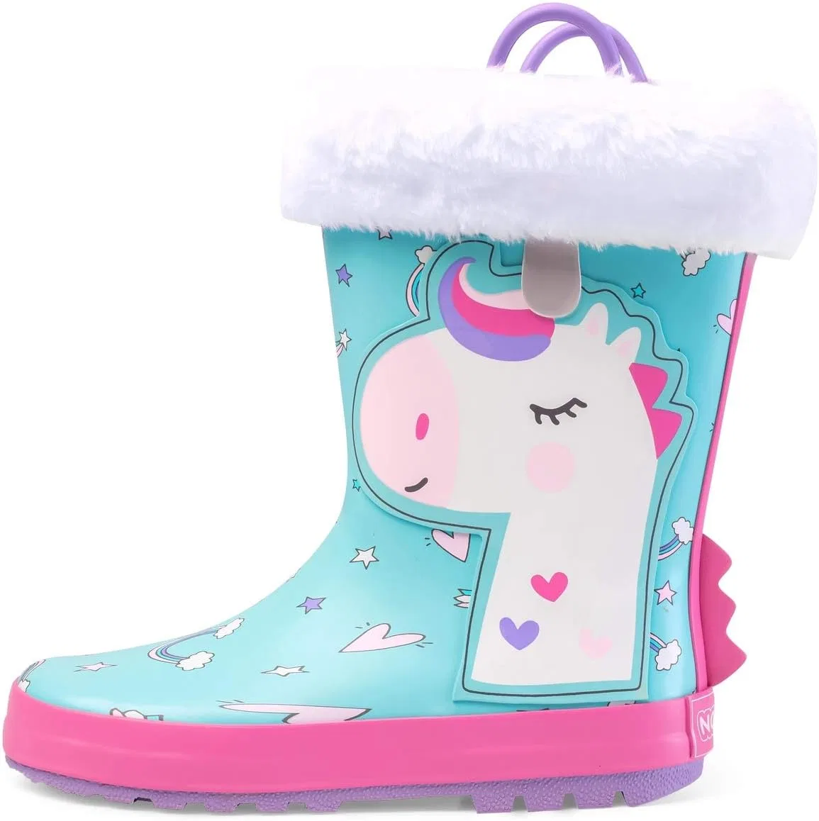 Детские зимние сапоги для девочек Nova Girl's Winter Snow Boots Nova Footwear, Dreamunicorn — фото 2