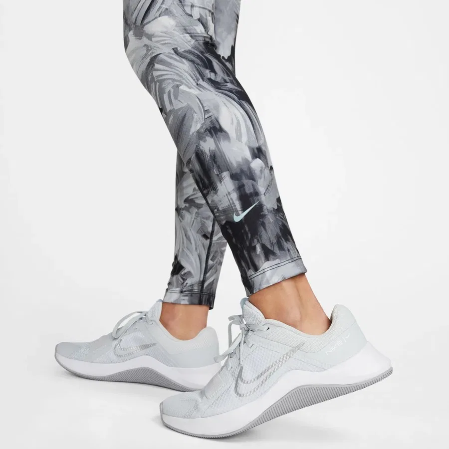 Спортивные леггинсы с высокой талией Nike One Dri-Fit High Rise 7/8, Серый — фото 4