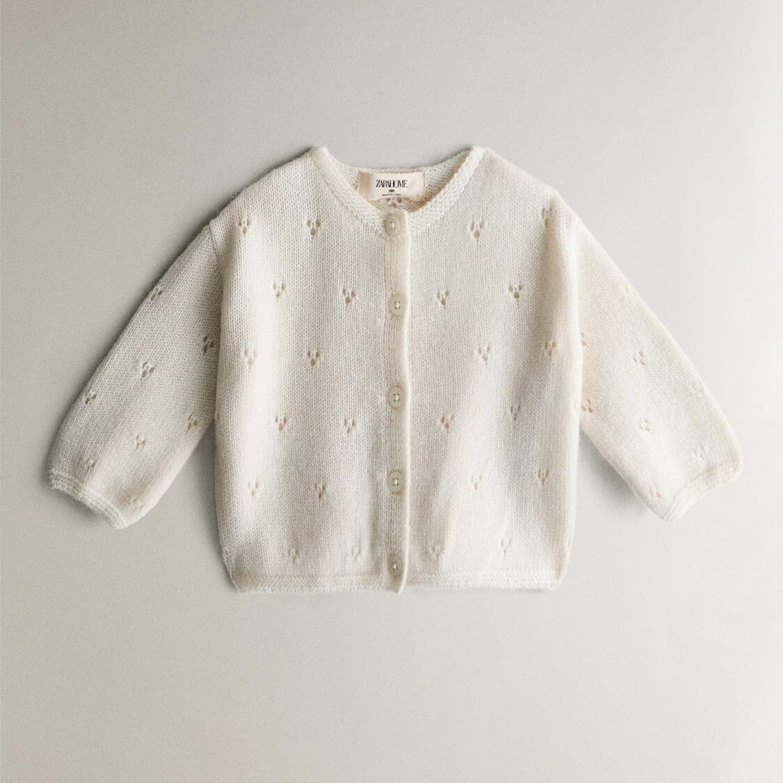 

Детский кардиган Zara Home Cashmere, кремовый