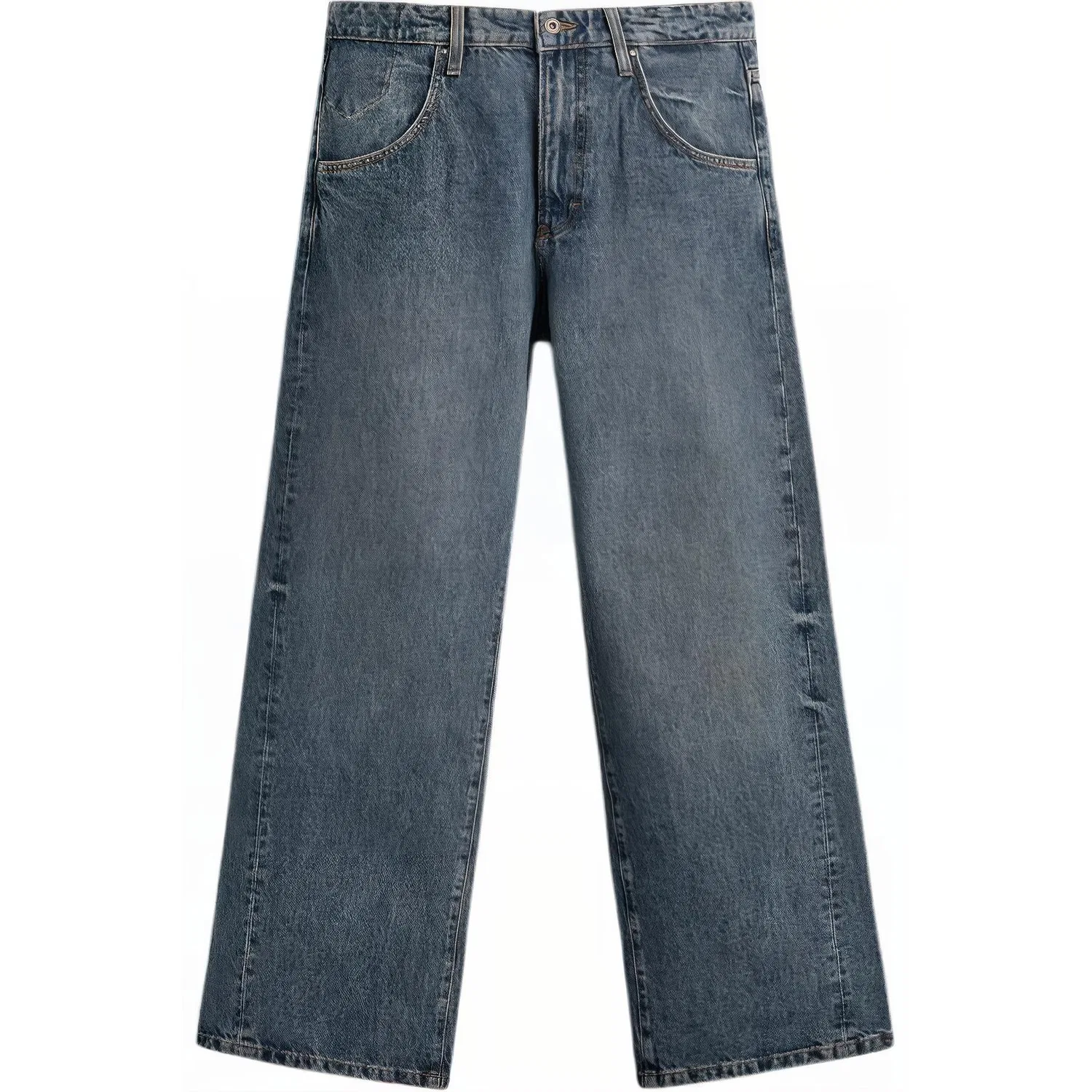 Мужские джинсы с расклешенными штанинами Medium Blue ZARA, Medium Blue