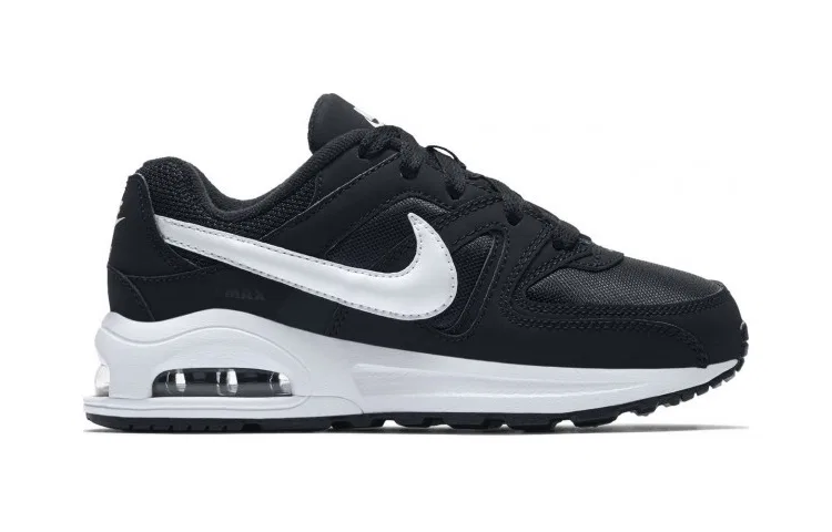 Детские кроссовки с мягкой амортизацией Air Max Command Fle Nike, Black White — фото 3
