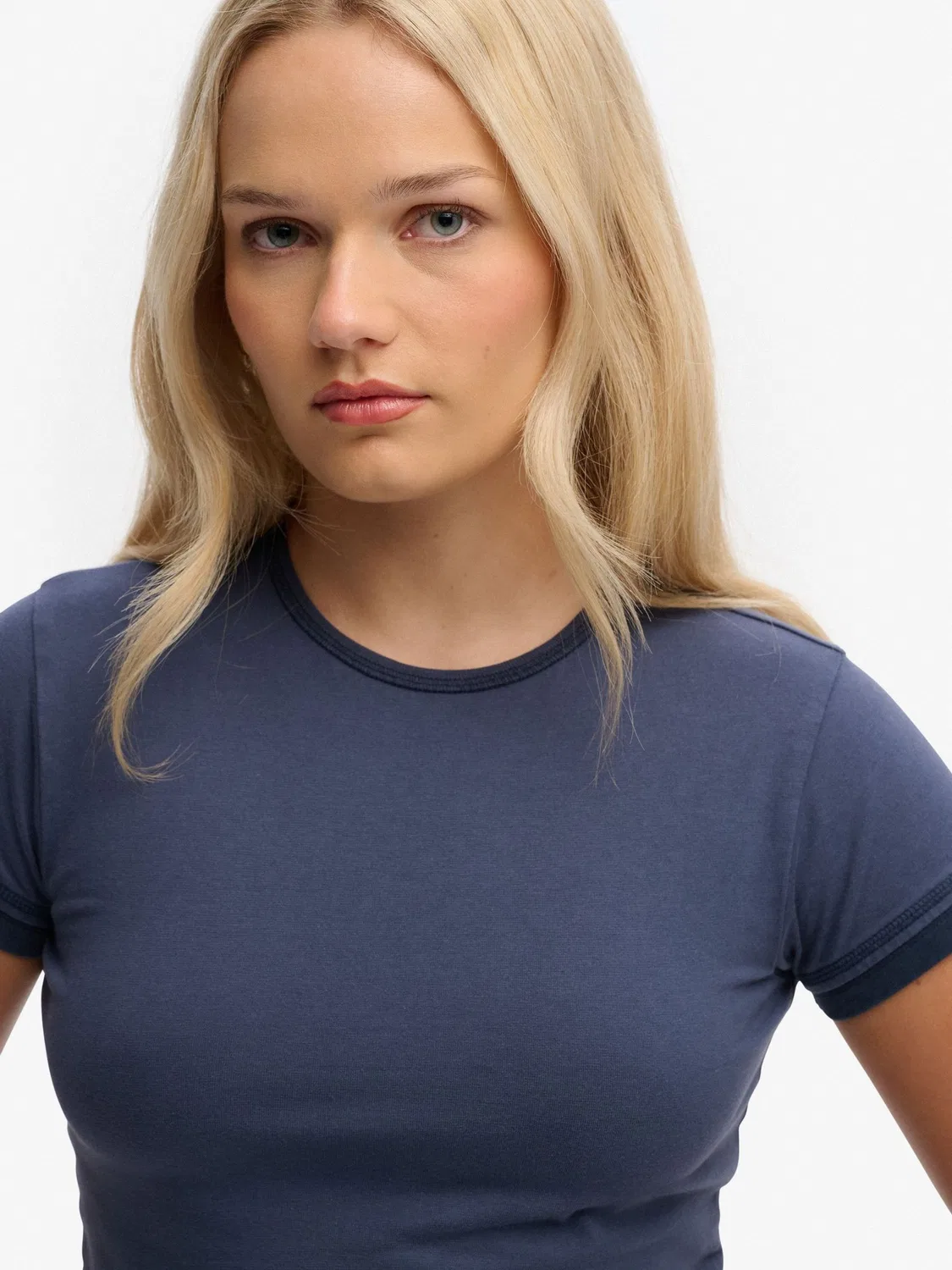 Футболка Athletic Essentials Layered Top Superdry, синий — фото 4