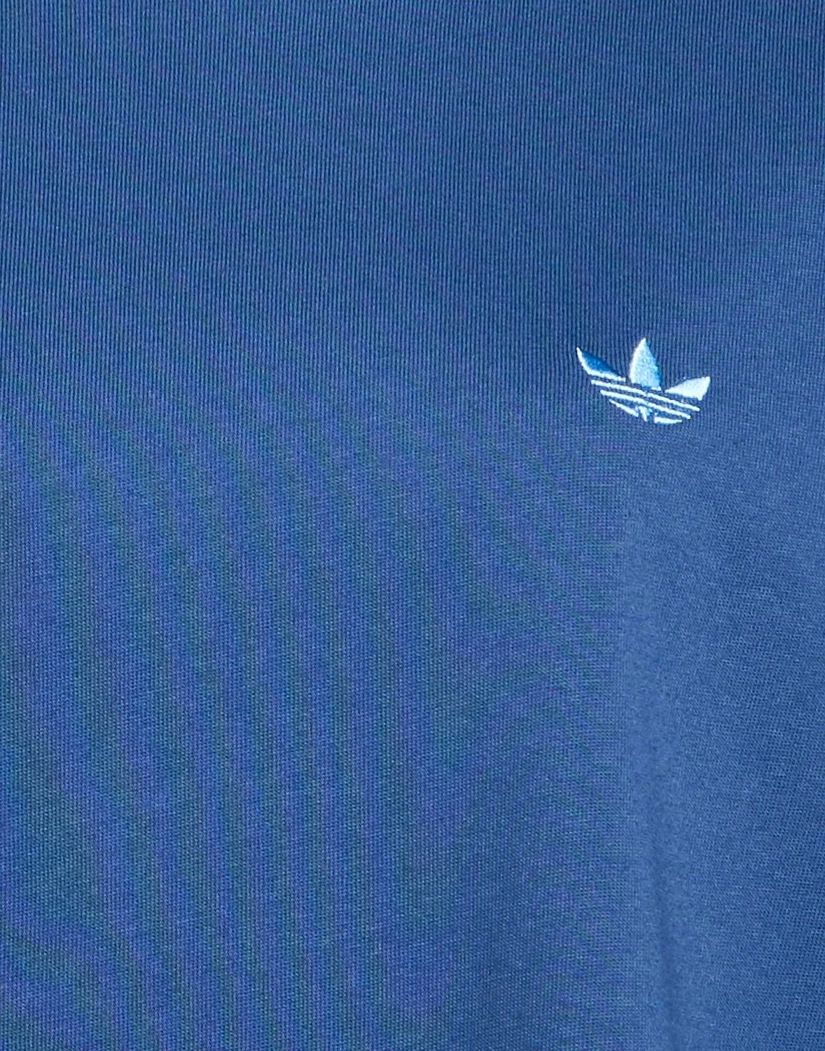 Женская футболка хлопковая Adidas, темно-синий — фото 4
