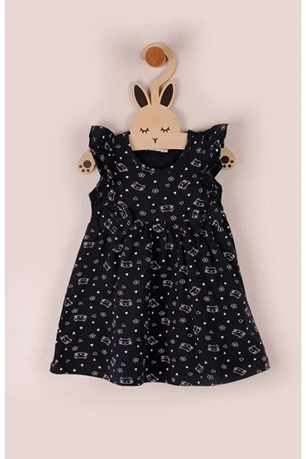 Детское платье для девочек с принтом Stella Kids, Navy Blue
