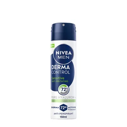 Антиперспирант-спрей для чувствительной кожи Derma Control Sensitive 72h Nivea Men, 150 мл