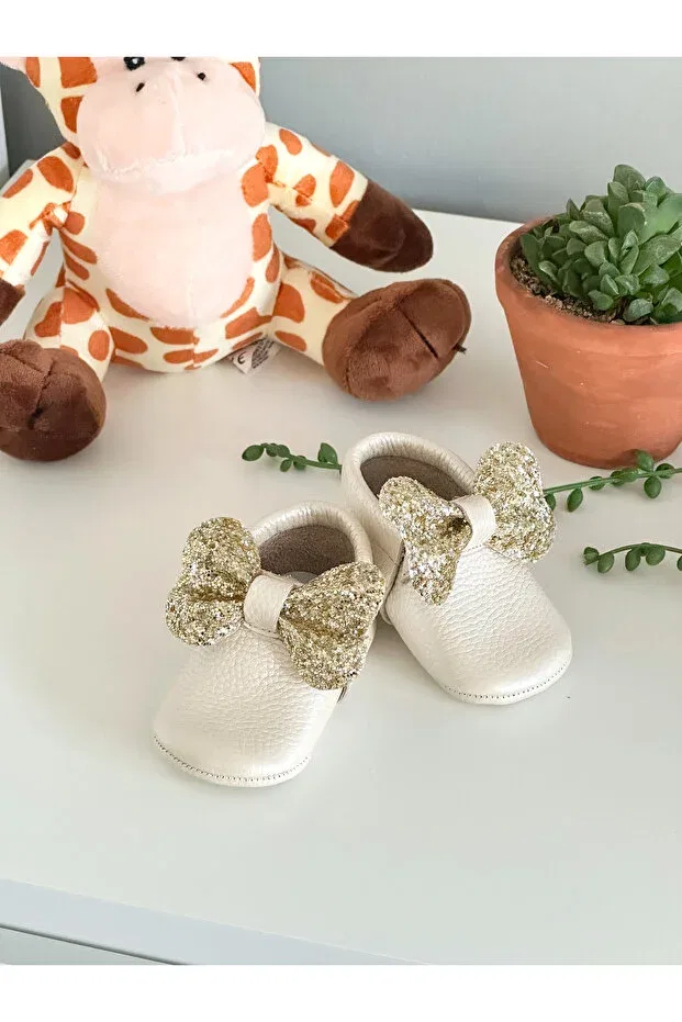 Детские лоферы из натуральной кожи для мальчиков Li Puna, Beige — фото 2