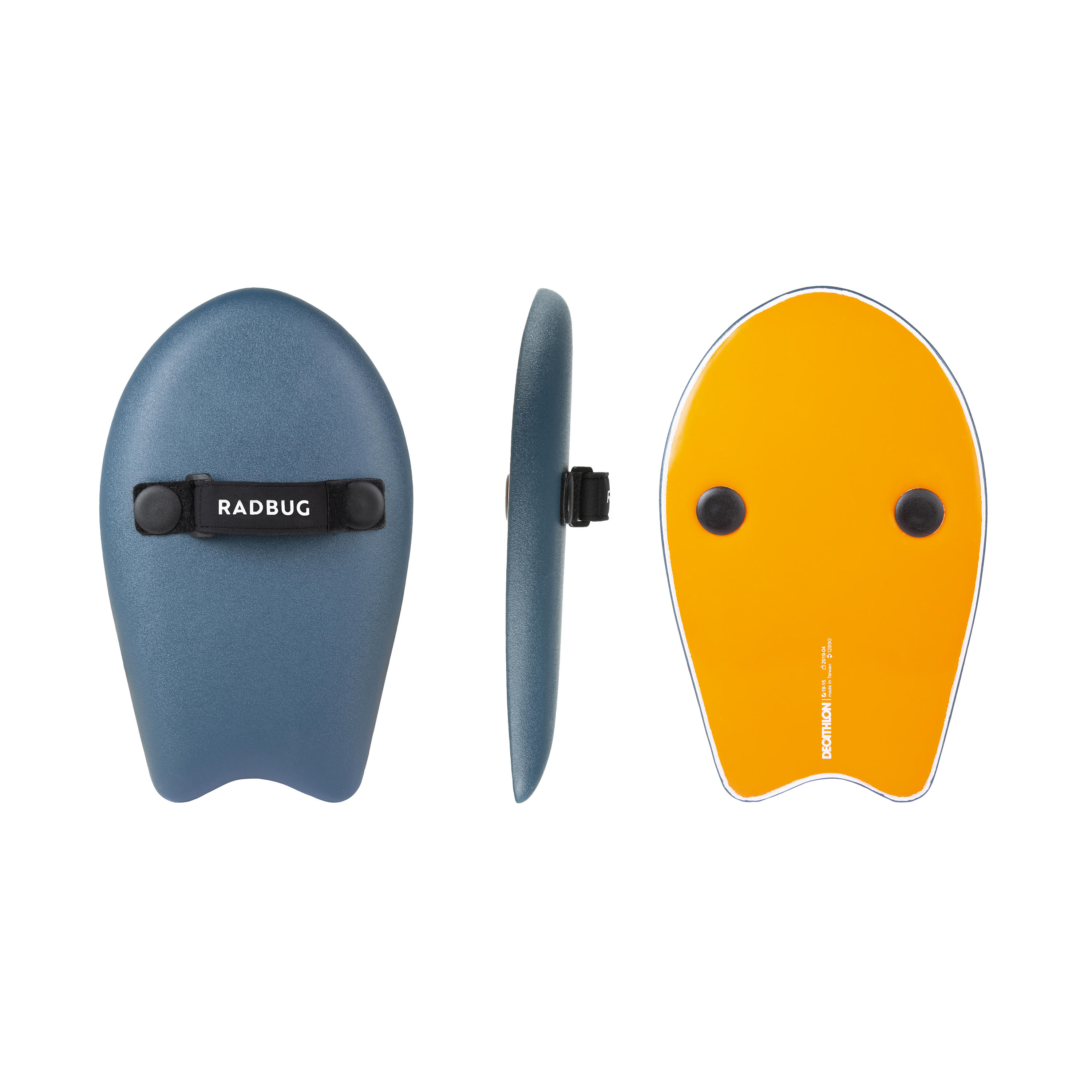 Handboard Handplane Bodysurf 100 розовый RADBUG, неоновый пастельно-розовый - фото