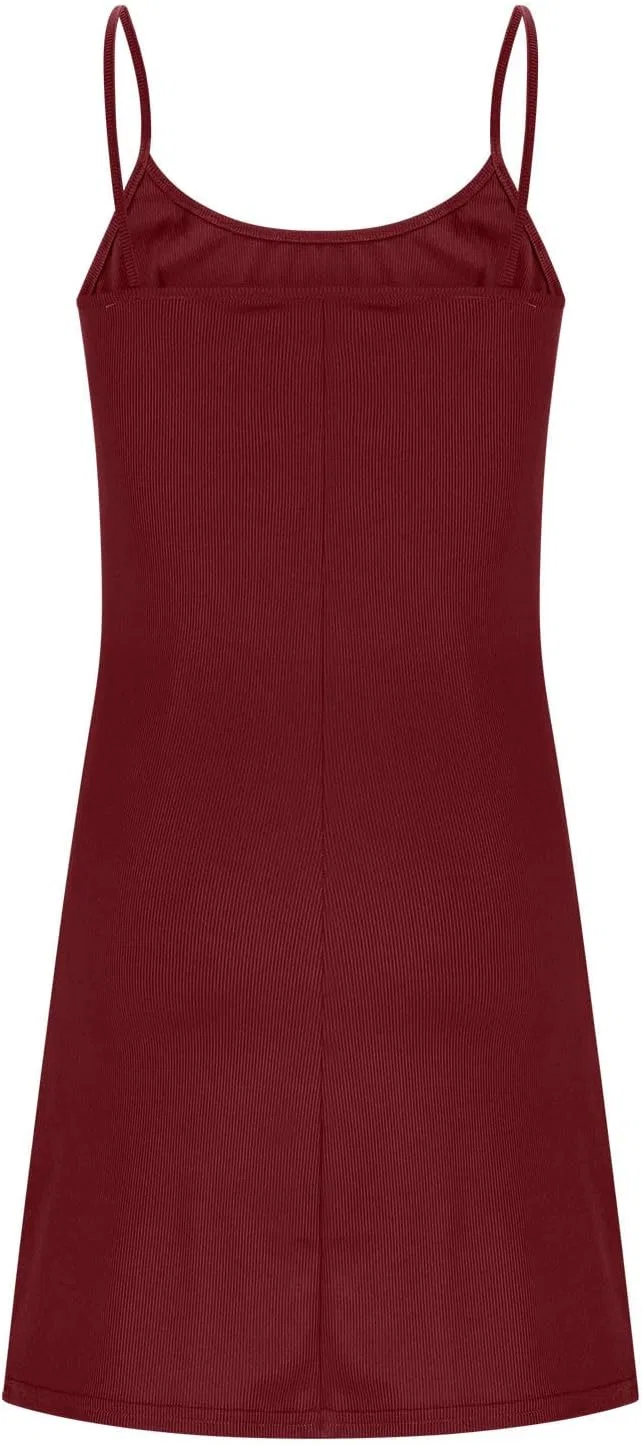 Женское теннисное платье с открытыми плечами Bodycon Mini, Wine — фото 3