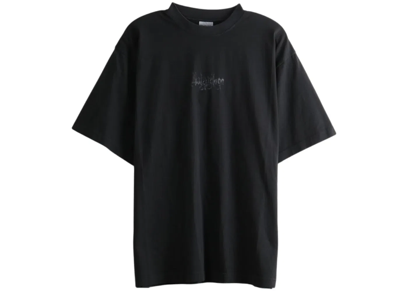 Женская футболка с принтом Balenciaga Medium Fit T-shirt, Black