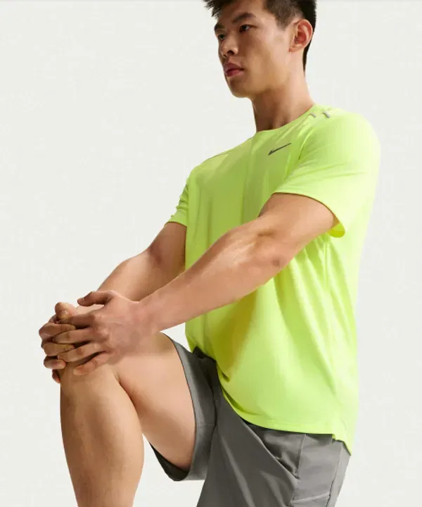 Шорты беговые Dri-FIT 7" Unlined, Nike, дымчато-серый — фото 4