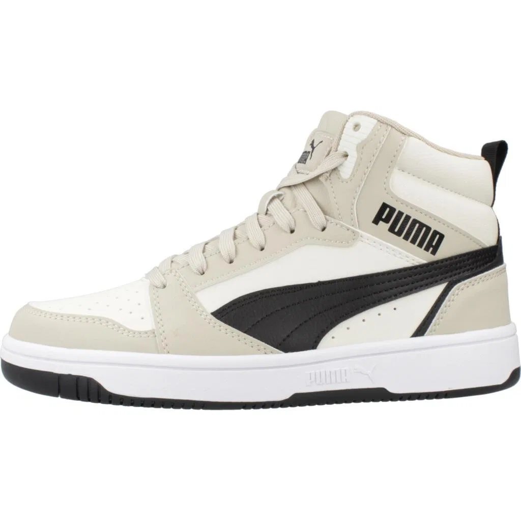 Детские кроссовки Rebound V6 Mid Jr Puma, Beige — фото 2