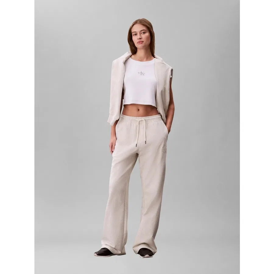 Спортивные штаны Calvin Klein Embossed Monologo Te, Серый — фото 2