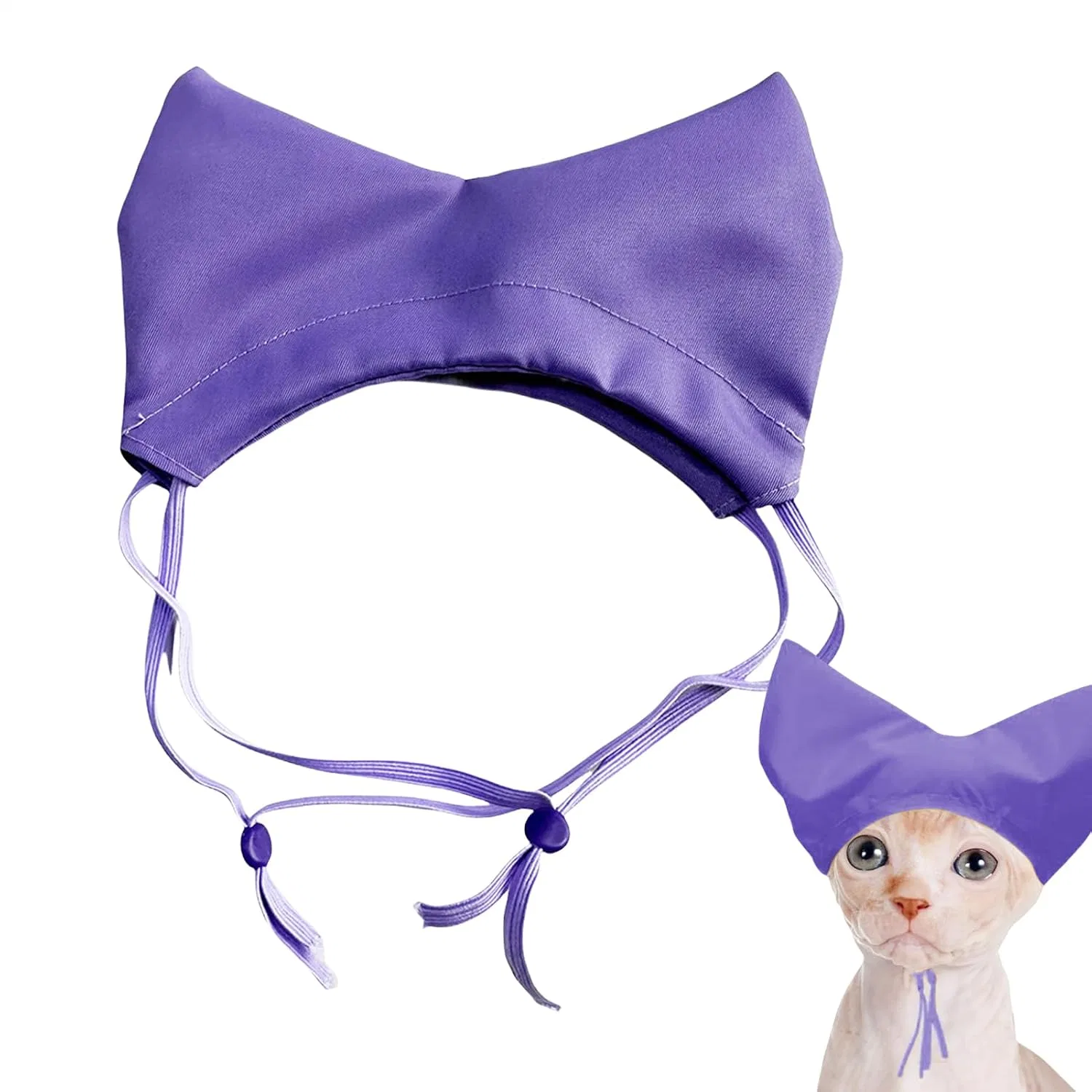 Cat Шапочка для душа Generisch, 1 шт, Фиолетовый