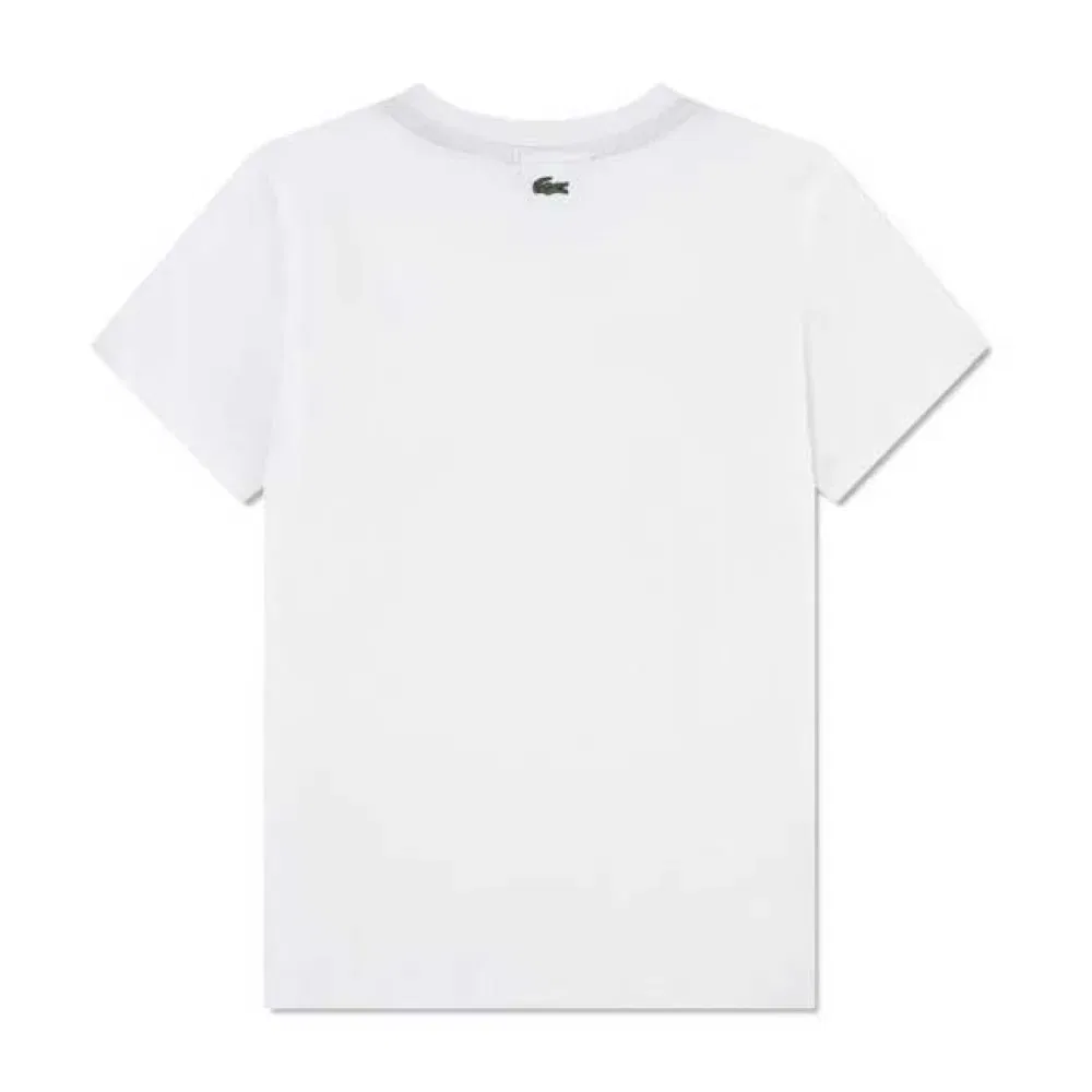 Футболка с коротким рукавом Lacoste Kids, белый — фото 2