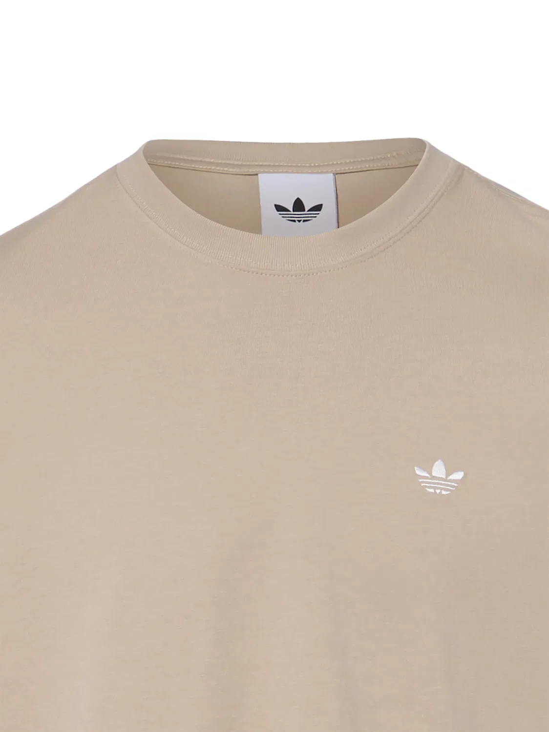 Футболка больших размеров Adidas Originals, бежевый — фото 3