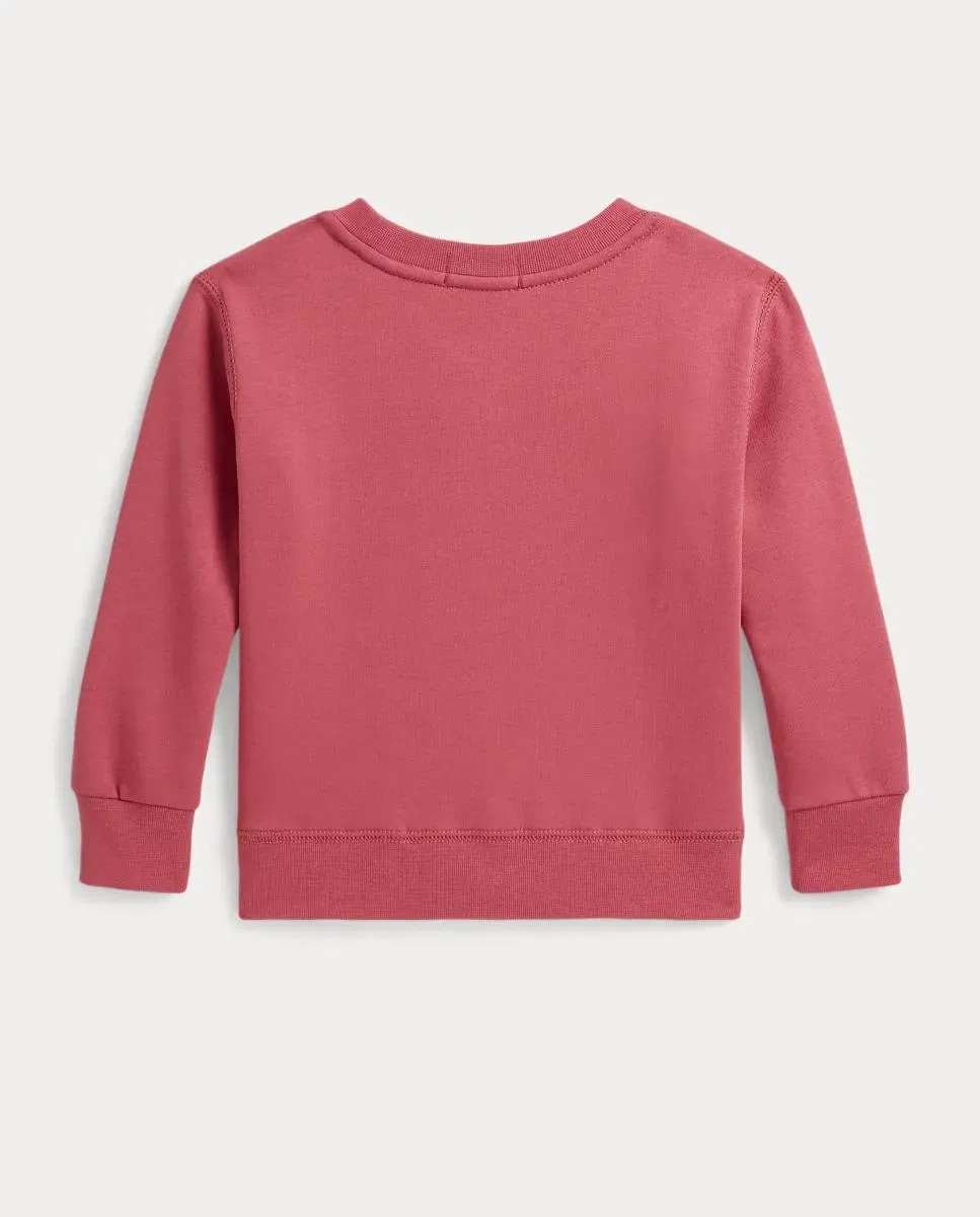 Детская худи для мальчиков из смесового хлопка Polo Bear Coral Polo Ralph Lauren, Coral — фото 2
