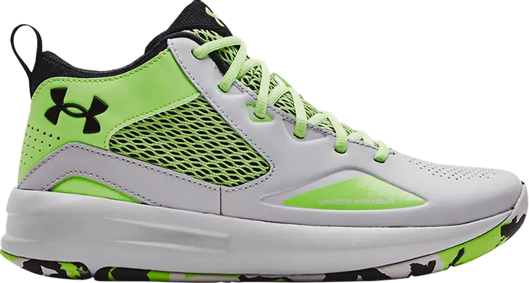 

Кроссовки Under Armour Lockdown 5 Halo Grey Quirky Lime, серый
