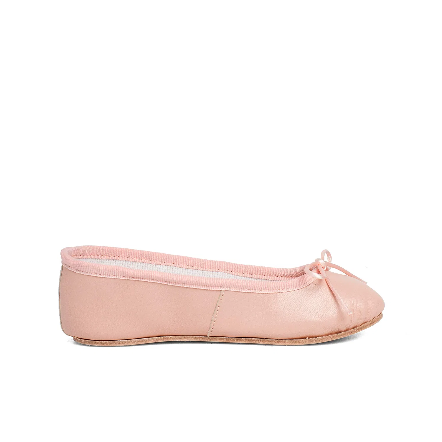 Детские балетки для девочек с кожаной подошвой Pisamonas, Pink