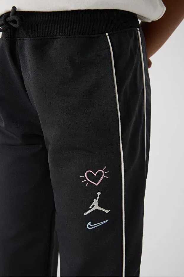 Детские спортивные штаны для девочек с принтом Nike, Anthracite — фото 3
