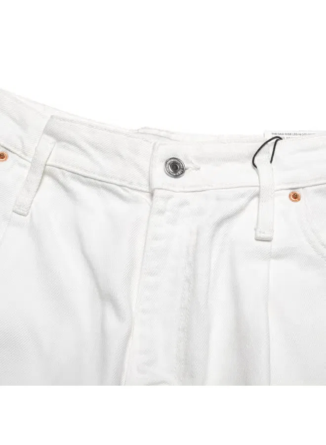 Брюки свободные Zara, белый — фото 4
