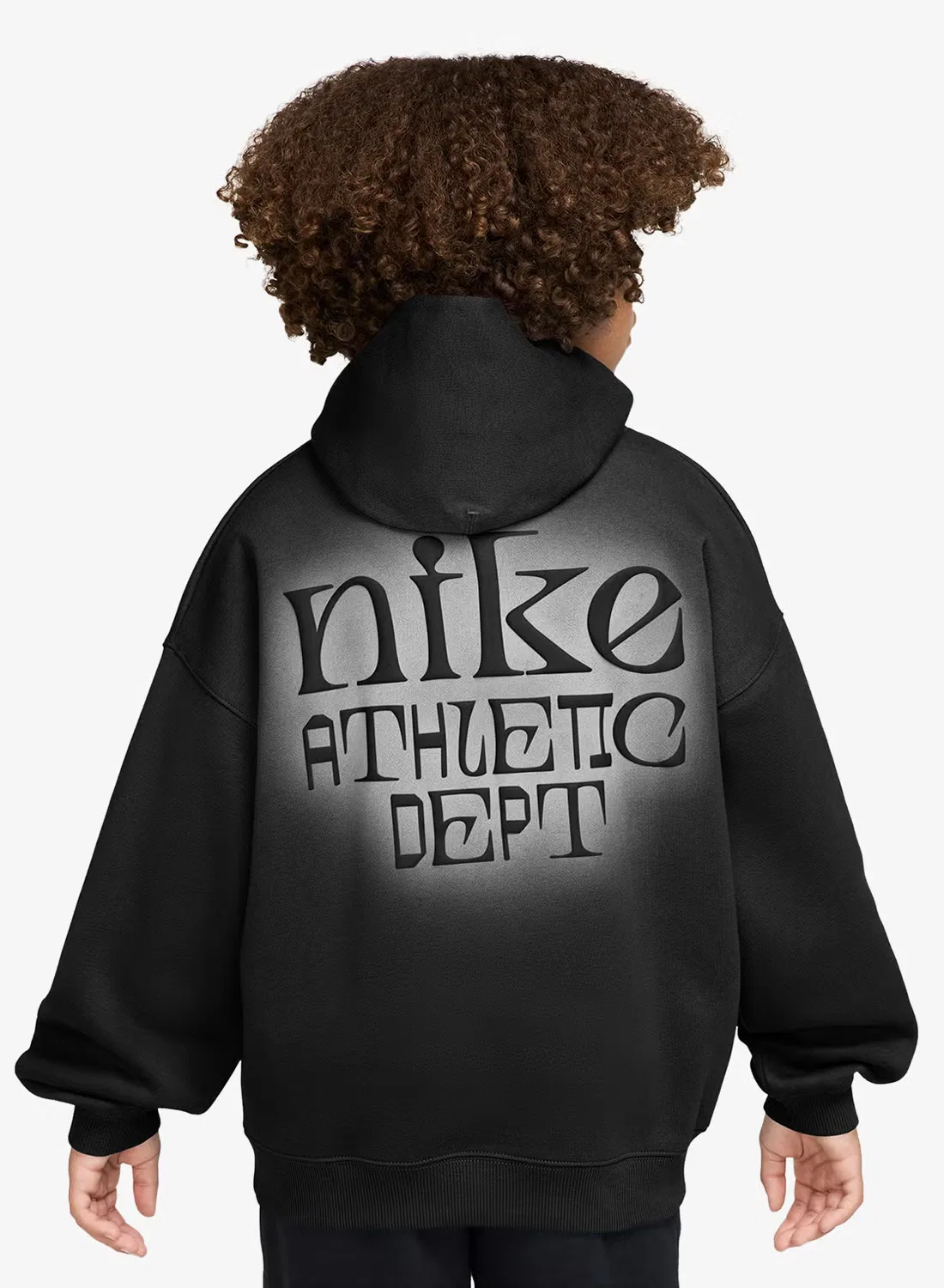 Худи с капюшоном детское Nike, черный — фото 2