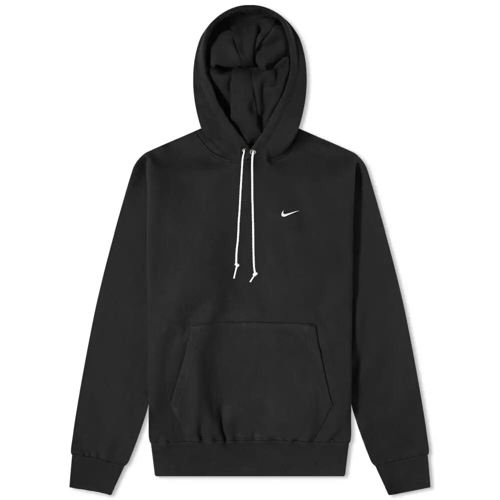 

Толстовка Nike Solo Swoosh Fleece, черно-белый, Черный, Толстовка Nike Solo Swoosh Fleece, черно-белый