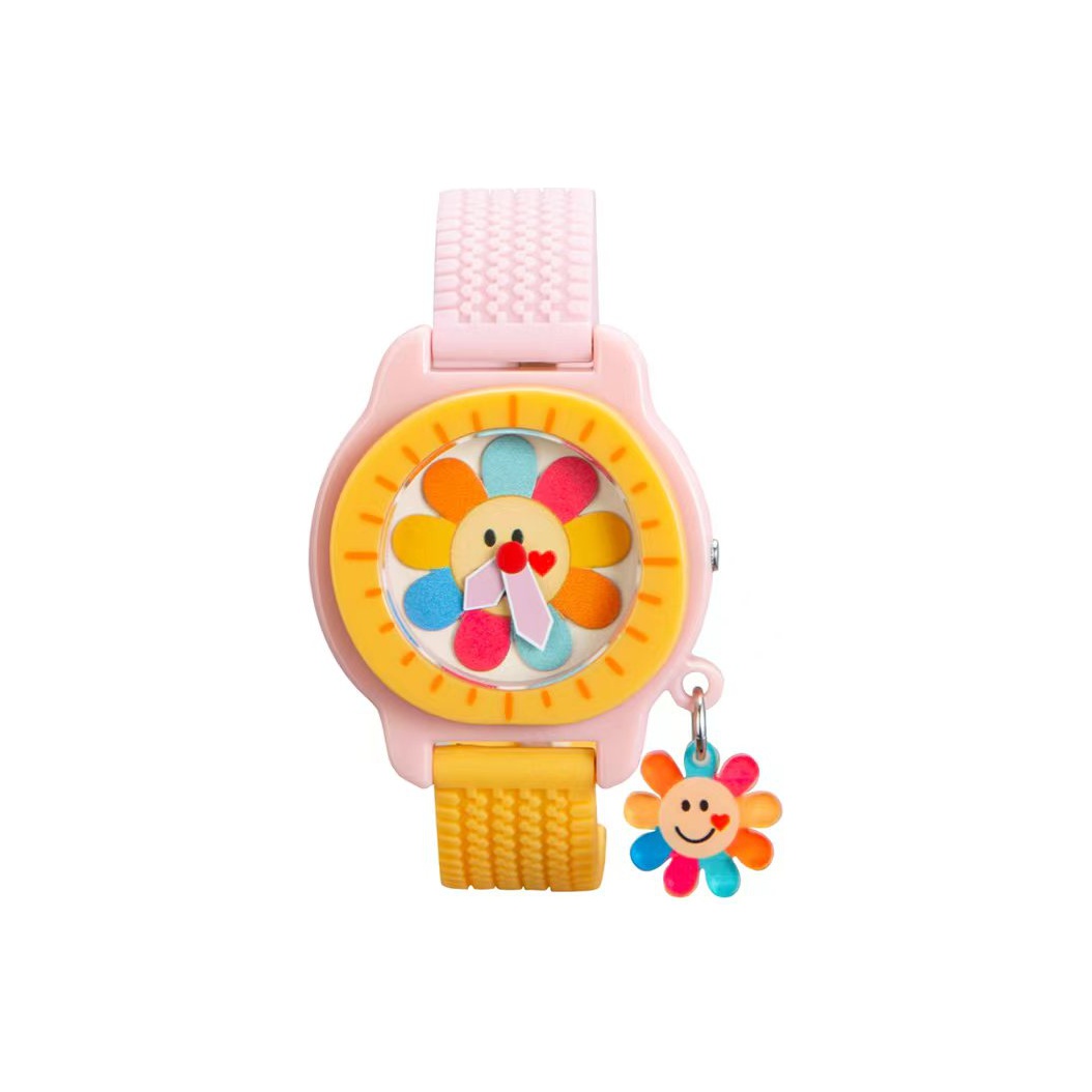 

Xomad Часы Mr Doodle Graffiti Master Collaboration с кварцевым механизмом и силиконовым ремешком, женские, белый циферблат