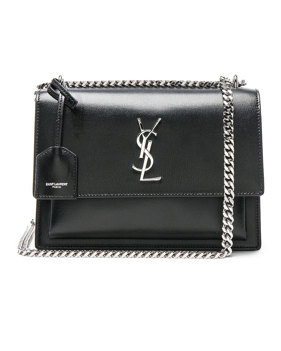 

Сумка Saint Laurent Medium Monogramme Sunset Chain, черный
