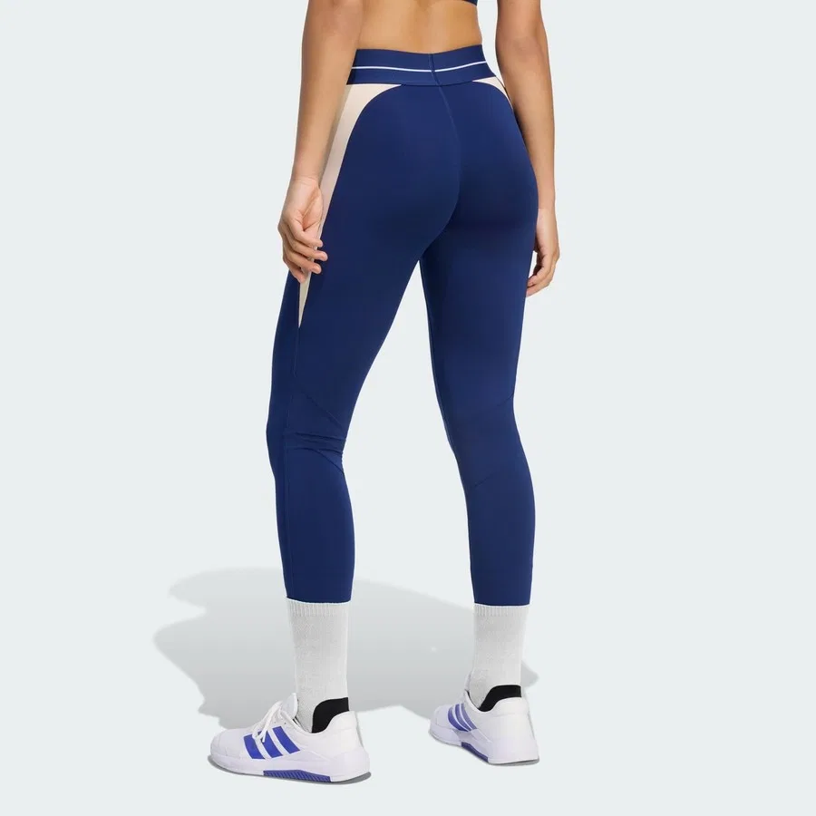 Леггинсы с цветными блоками Hyperglam Colour Block adidas, Темно-синий