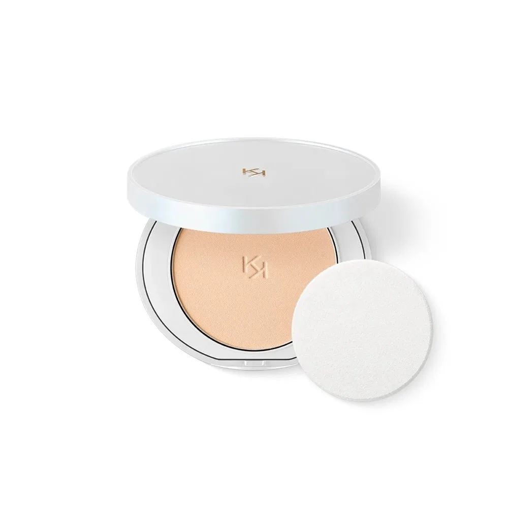 Компактная пудра-основа SPF 50, 9 г, оттенок 02 Vanilla Bean, KIKO Milano